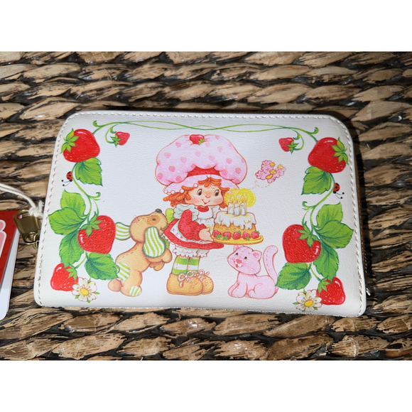 Loungefly Strawberry Shortcake And Friends Satchel Bag And Wallet Set New - Picture 6 of 8